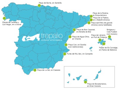 Playas para perros en España 2013